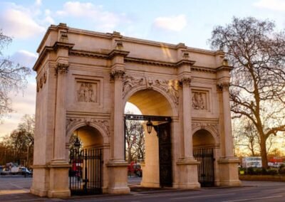 Marble arch in fof bike tour