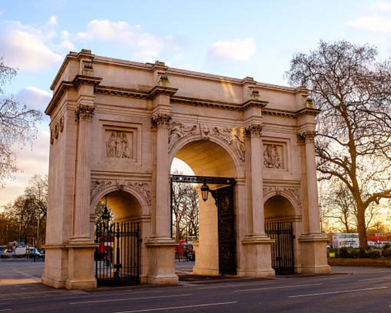 Marble arch in fof bike tour