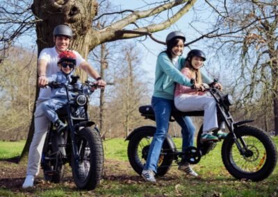 Family Ebike Tours with kids by FOF Bike Tours including the Hyde Park